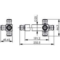 Telegärtner 100025389 100025389 N power splitter 1 stuk(s)