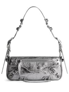 Balenciaga sac porté épaule Le Cagole XS Sling - Argent