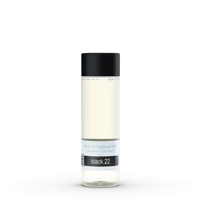 Janzen Black 22 Refill Geurstokjes Bergamot & Tonkabeans 200ml Janzen Black 22 Refill Geurstokjes Bergamot & Tonkabeans 200ml