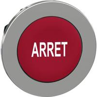 Schneider Electric ZB4FA433 ZB4FA433 Terugstelbaar (Ø) 30.5 mm Arręt Chroom, Rood 1 stuk(s)