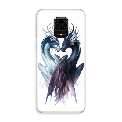 Yin Yang Dragons: Xiaomi Redmi Note 10 Lite Transparant Hoesje