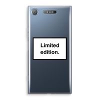 Limited edition: Sony Xperia XZ1 Transparant Hoesje