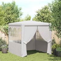 Partytent met zijwanden professioneel 90 g/m² 2,5x2,5 m wit
