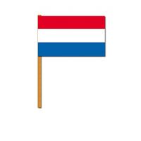 Nederlandse luxe zwaaivlag 30x45 cm - thumbnail
