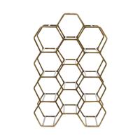 Wijnrek Salbris 12 flessen antiekbrons