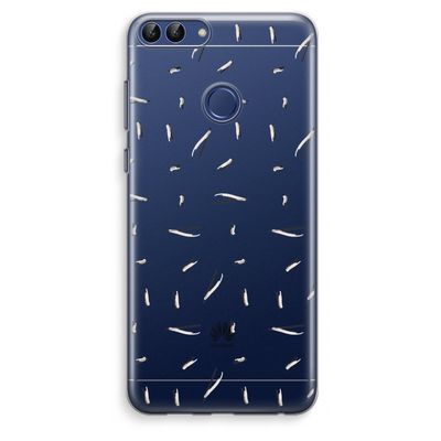 Hipster stripes: Huawei P Smart (2018) Transparant Hoesje