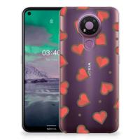Nokia 3.4 | TPU bumper | Hearts
