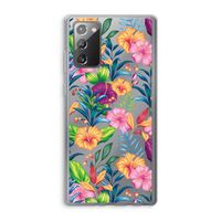 Tropisch 2: Samsung Galaxy Note 20 / Note 20 5G Transparant Hoesje