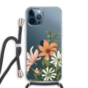 Floral bouquet: iPhone 12 Pro Max Transparant Hoesje met koord