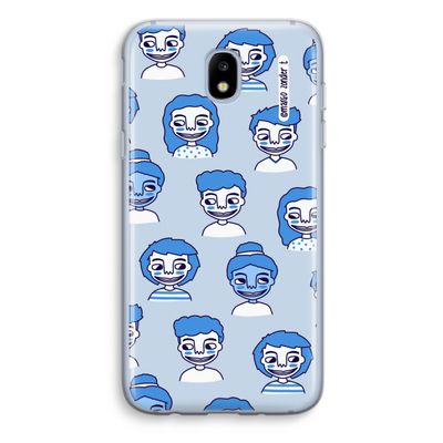 Gezichtjes: Samsung Galaxy J5 (2017) Transparant Hoesje