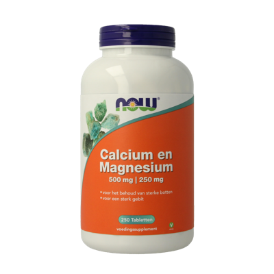 NOW Calcium 500mg magnesium 250mg 250 Tabletten