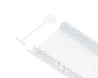 Textielpins 25mm standaard BIG paddle - 9 stuks