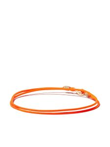 LUIS MORAIS bracelet en cordes à breloque or 14ct - Orange