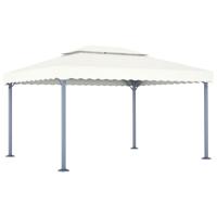 Prieel 400x300 cm aluminium crème