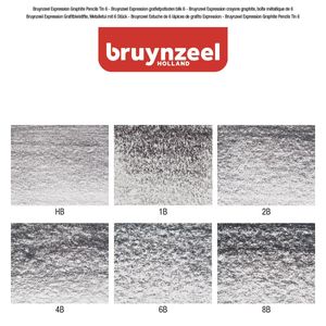 Bruynzeel grafietpotlood Expression, doos van 6 stuks