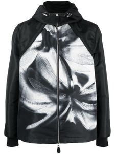 Alexander McQueen veste bomber Dragonfly Shadow - Noir