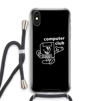 Floppyhead: iPhone XS Transparant Hoesje met koord