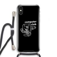 Floppyhead: iPhone XS Transparant Hoesje met koord