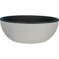 Bloempot Riviera Granite Lichtgrijs Ø 40 cm Steen