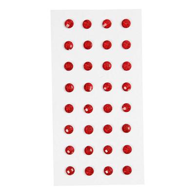 Creativ Company Strasstenen rood, 32st.