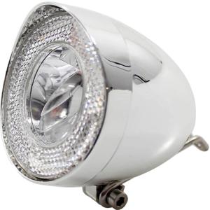 Union koplamp un-4930 retro dynamo 40 lux chroom