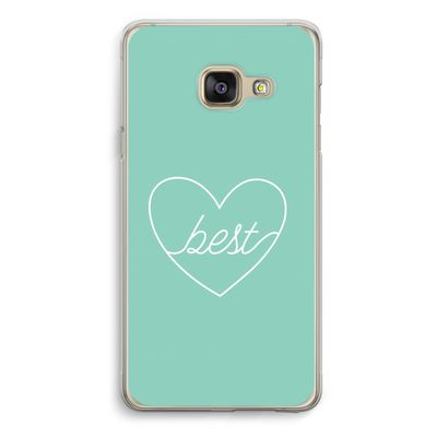 Best heart pastel: Samsung A3 (2017) Transparant Hoesje