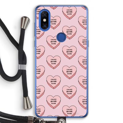 Chicks before dicks: Xiaomi Mi Mix 3 Transparant Hoesje met koord