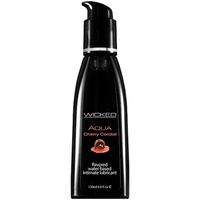 wicked - aqua kersenbonbon waterbasis glijmiddel 120 ml - thumbnail