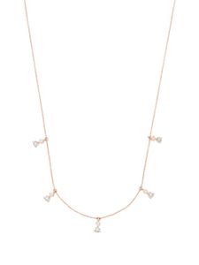 Dana Rebecca Designs collier Ava Bea Dew Drop Station en or rose 14ct serti de diamants