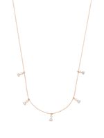 Dana Rebecca Designs collier Ava Bea Dew Drop Station en or rose 14ct serti de diamants