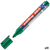 Whiteboard-marker Edding 360 Herlaadbaar Groen (10 Stuks)