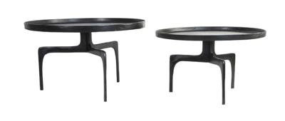 Light & Living Salontafel 'Pano' Set van 2 stuks, kleur Donker Brons