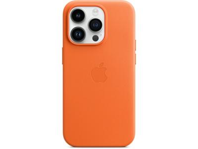 Apple MPPR3ZM/A Apple Leather Case with MagSafe iPhone 14 Pro Max Orange