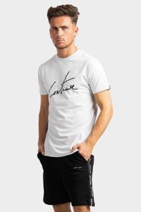 Couture Club Logo Print Slim Fit T-Shirt Heren Lichtblauw - Maat XS - Kleur: Lichtblauw | Soccerfanshop