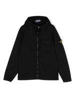 Stone Island Junior veste à patch logo - Noir - thumbnail