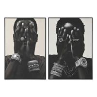 Canvas Home ESPRIT polyestyreen Canvas 103 x 4,5 x 143 cm