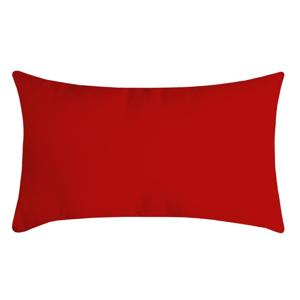 Stof Textile sierkussen Nelson - rood - 30 x 50 cm - bank kussens - polyester