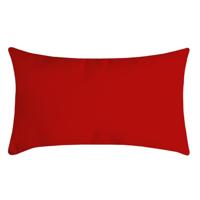 Stof Textile sierkussen Nelson - rood - 30 x 50 cm - bank kussens - polyester Stof Textile sierkussen Nelson - rood - 30 x 50 cm - bank kussens - polyester