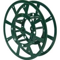 Lumineo haspel - groen - kunststof - 20 cm - voor kerstverlichting - opruimen/opbergen