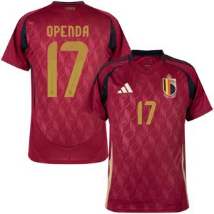 België Shirt Thuis 2024-2025 + Openda 17