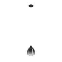 EGLO Sedbergh Hanglamp - E27 - Ø 20 cm - Zwart - Glas - thumbnail
