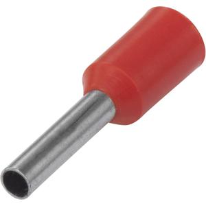 TRU COMPONENTS 1091297 Adereindhulzen 6 mm² Deels geïsoleerd Rood 100 stuk(s)