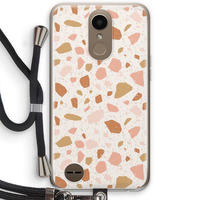 Terrazzo N°18: LG K10 (2017) Transparant Hoesje met koord