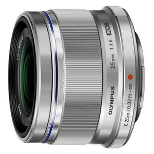 Olympus MFT 25mm F/1.8 zilver M.Zuiko Digital
