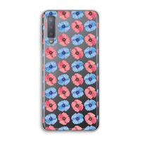 Klaproosjes: Samsung Galaxy A7 (2018) Transparant Hoesje Klaproosjes: Samsung Galaxy A7 (2018) Transparant Hoesje