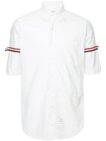 Thom Browne chemise à bandes rayées - Blanc