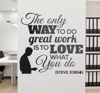 Steve Jobs hou van jouw werk sticker - thumbnail