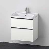 Badkamermeubelset Duravit D-Neo Wastafel Keramiek 65x48x62.5 cm Mat Wit Duravit