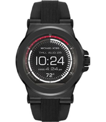 Horlogeband Michael Kors MKT5011 Rubber Zwart 13mm