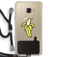 Banana: Samsung Galaxy A3 (2016) Transparant Hoesje met koord Banana: Samsung Galaxy A3 (2016) Transparant Hoesje met koord